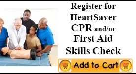 CPR First Aid Skills Check